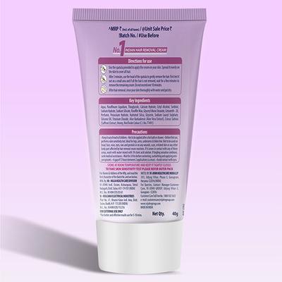 VI-John Feather Touch Hair Removal Cream Honey & Saffron Tube for Dry Skin 40 gm - Shaving Creams
