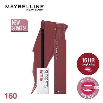 Maybelline New York Super Stay Matte Ink Liquid Lipstick x Pinks Edition, 160 Mover 5 ml - Lipsticks