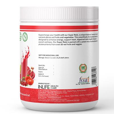Inlife Super Reds Powder 200 g - Multi-Vitamins