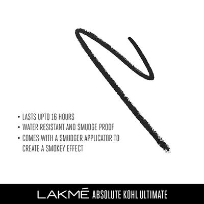 Lakme Dramteyes Intense Kohl 1.2 gm - Kajal & Kohls