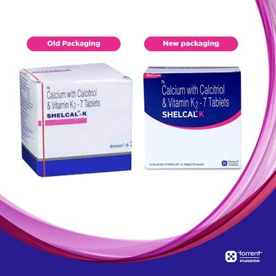 Shelcal K Tablet 15'S - Osteoporosis-Age