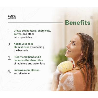 Love Earth Body Wash Tea Tree Tulsi for Moisturising Skin with Anti-bacterial Properties 100 ml - Shower Gels & Body Wash