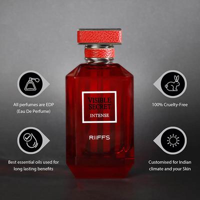 RiiFFS Visible Secret Intense Eau De Parfume for women 100 ml - Women Perfumes (Edt/Edp)