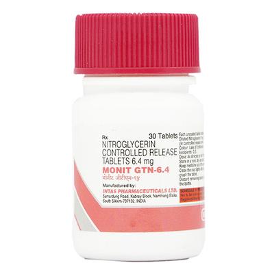 Monit Gtn 6.4mg Tablet 30'S - Angina