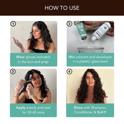 Paradyes Dark Brown Timeless Permanent Creme Hair Colour for Complete Grey Coverage, 3.0 Dark Brown 160 gm - Crème