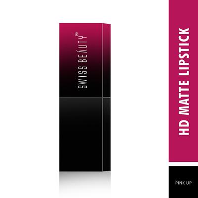 Swiss Beauty HD Matte Lipstick - (Pink Up) 3.5 gm - Lipsticks