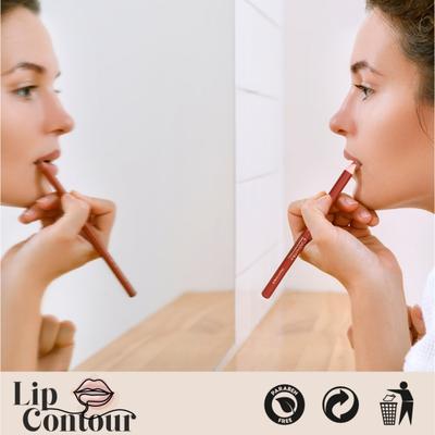 Matt Look Colorite Lip Contour, Lighweight Application, Flaming Red-01 0.9 gm - Lip Liners