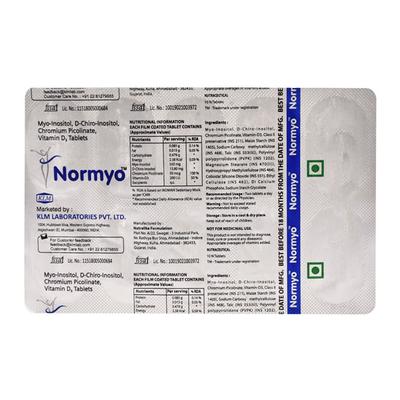 NORMYO Tablet 10's - Supplements-Vam
