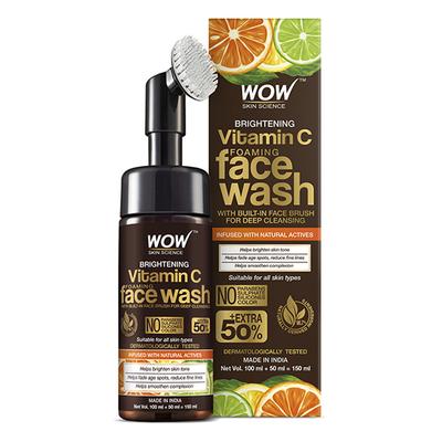 WOW Skin Science Brightening Vitamin C Face Wash Pack of 2 200 ml - Face Washes
