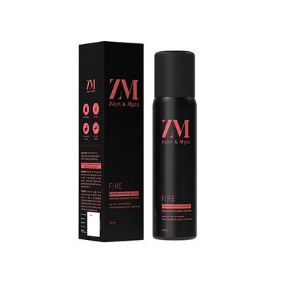 Zayn & Myza Fire No Alcohol Body Spray For Men 120 ml - Men Deodorants/Roll-Ons