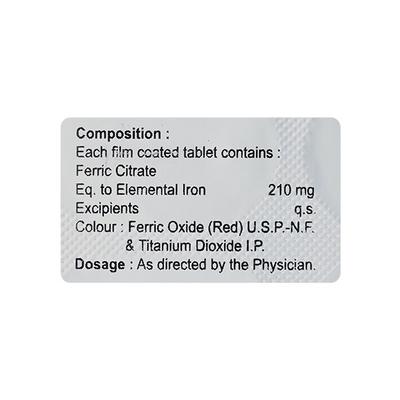 Phoscut Fer Tablet 10'S - Supplements-Ent