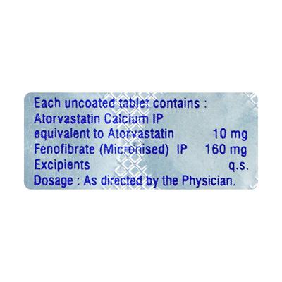 Atorin F Tablet 10'S - High Cholesterol-Dys