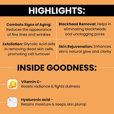 GLOMED C SKIN REJUVENATION & HYDRATION Face Wash 70g - Dry Skin-Emo