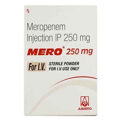 Mero 250mg Injection 1'S - Bacterial Infections-OBL