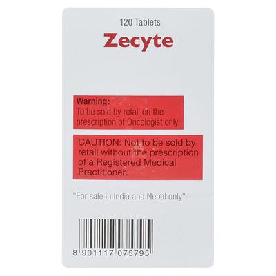 Zecyte 250mg Tablet 120'S - Cancer Oncology-Cyt