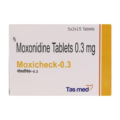 MOXICHECK 0.3mg Tablet 15's - Hypertension-Cen