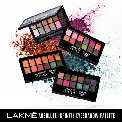 Lakme Absolute Infinity Eye Shadow Palette Pink Paradise 12 Gm - Eye Shadow Palettes