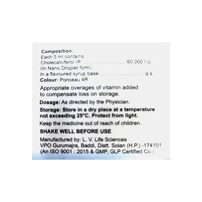 COE D3 SUGAR FREE BUTTERSCOTCH FLAVOUR Oral Solution 5ml - Supplements-Vit