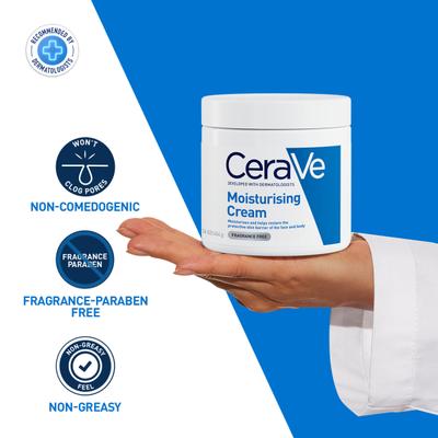 CeraVe Moisturising Cream For Dry To Very Dry Skin 454 gm - Lotions & Creams