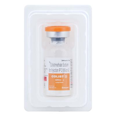 Colist 3Miu Injection 1's - Bacterial Infections-OAB