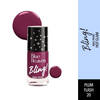Blue Heaven Bling Nail Paint Hot Glam Edition 8ml Each 6's - Nail Polish