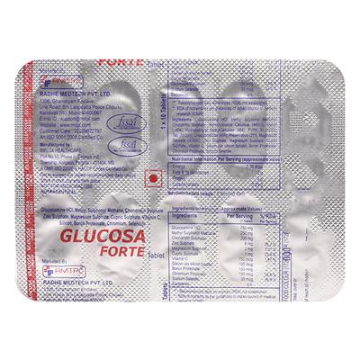 GLUCOSA FORTE Tablet 10's - Supplements-Vam