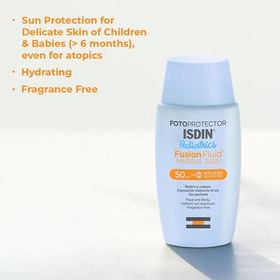 ISDIN Fotoprotector Pediatrics Fusion Fluid Mineral Baby SPF50 50 ml - Creams, Lotions & Oils