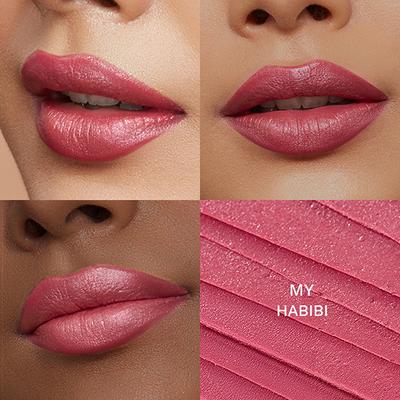 Pilgrim Glitter Lipstick My Habibi-07 Luxurious 3-D Glitter Formula With Matte Finish pink 4.2 g - Lipsticks