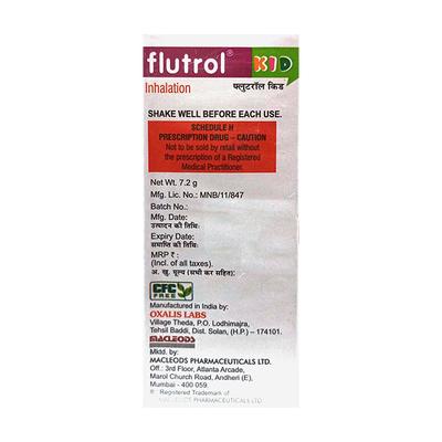 FLUTROL KID WITH DOSE COUNTER 120md Inhaler 7.2g - Asthma/COPD-Ast