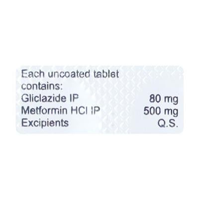 CUZIDE M 80 Tablet 10's - Diabetes-Ant