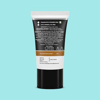 The Derma Co. 2% Niacinamide Hydrating Bb Cream with 1% Hyaluronic Acid Complex & Aquaxyl ,03 - Warm Beige 30 gm - Bb & Cc Creams