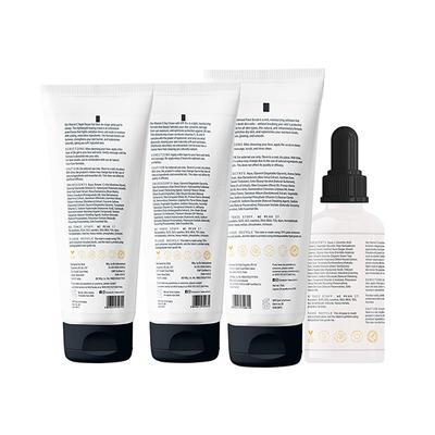 Arata Vitamin C Overnight Face Care Regime With Vitamin C Oatmeal Scrub (75 ML), Face Serum (30 ML), Day Cream (50 ML) & Night Repair Gel (50 ML) 1's - Face Serum