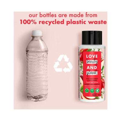 Love Beauty And Planet A Pple Cider Vinegar & Jasmine Sulfate Free Shine Shampoo 400 ml - Shampoos