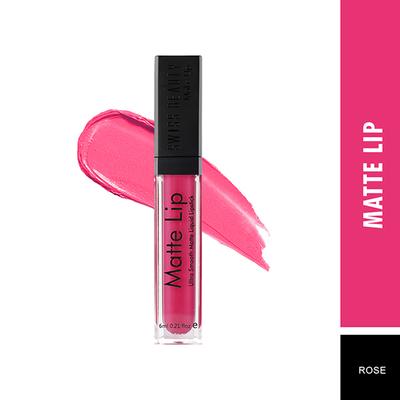 Swiss Beauty Ultra Smooth Matte Liquid Lipstick - (Rose) 6 ml - Liquid Lipsticks
