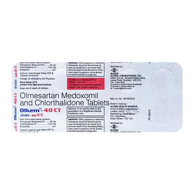 Olkem CT 40mg Tablet 10'S - Hypertension-Ang