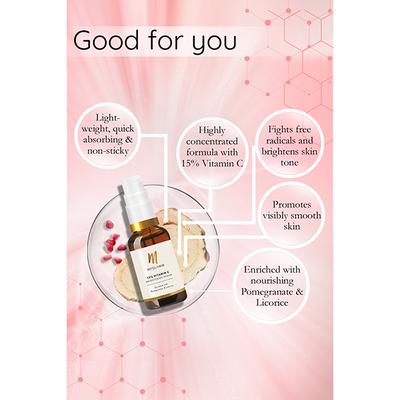 MyGlamm 15% Vitamin C Brightening Serum 1 gm - Face Serum