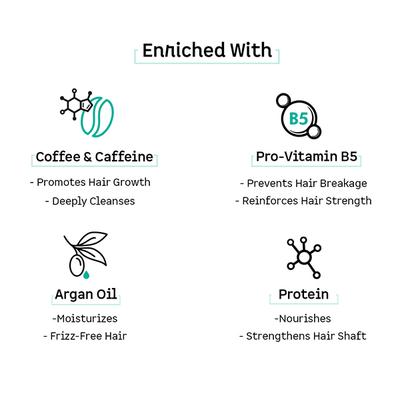 Mcaffeine Coffee Shampoo & Conditioner Duo 500 ml - Dry Shampoos & Conditioners