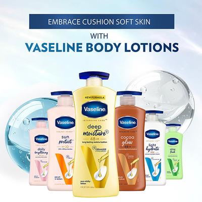 Vaseline Deep Moisture Body Lotion for Cushion Soft Skin With Ceramides Hyaluron 200 ml - Lotions & Creams