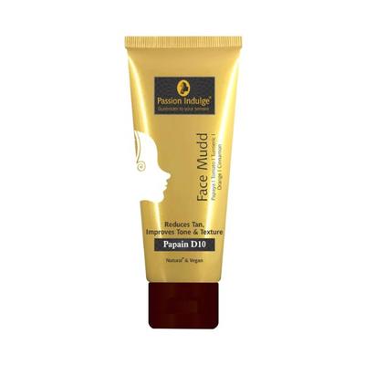 Passion Indulge Papain D10 Face Mudd Pack 100 gm - Face Packs