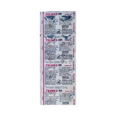 Telmed 20mg Tablet 10'S - Hypertension-Ang