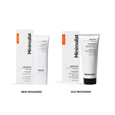 Minimalist Light Fluid SPF 50 Face Sunscreen 50 ml - Face Sunscreen