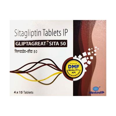 GLIPTAGREAT SITA 50 Tablet 15's - Diabetes-Ant