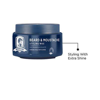 The Beard Story Beard & Moustache Styling Wax 45 gm - Beard Wax