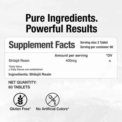 Bargad Himalayan Shilajit Dry Drops 60's - Speciality Medicines