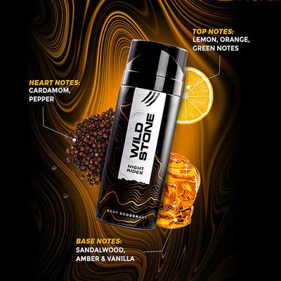 Wild Stone Night Rider Deodorant 150 ml - Deodorants/Roll-Ons