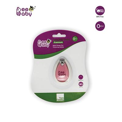 BeeBaby Premium Nail Clipper (Pink) 0M+ 1's - Baby Skin Care