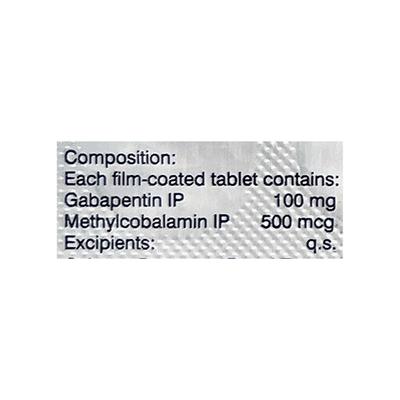 GABANEURON 100 Tablet 15's - Neuropathic Pain-Dru
