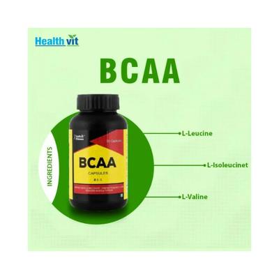 Healthvit Fitness BCAA (2-1-1) - Capsules 60's - General Health