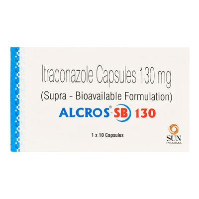 ALCROS SB 130 Capsule 10's - Fungal Infections-Anf