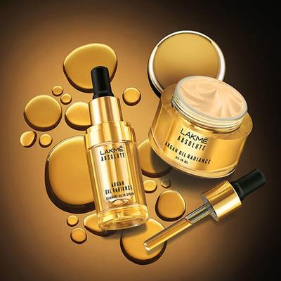 Lakme Absolute Argan Oil Radiance Oil-In Gel 50 Gm - Face Oils